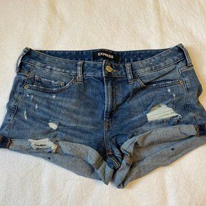 Express Jean Shorts Size 8